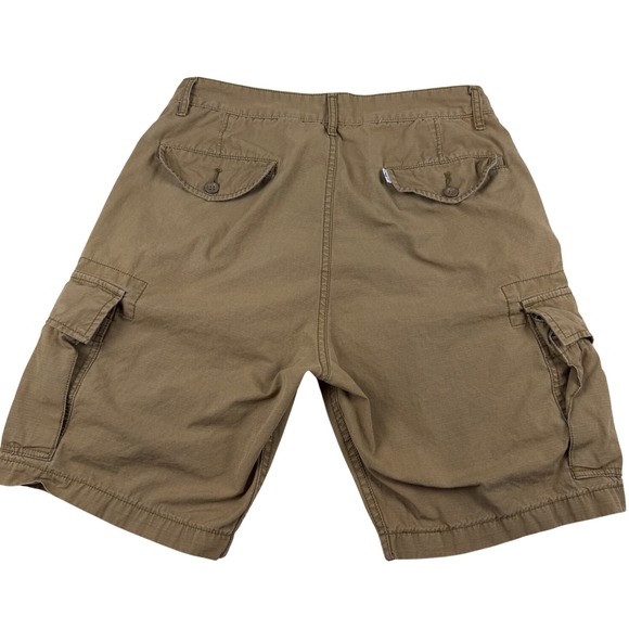 Levi's Cargo Shorts Men's 30x9 Brown Cotton Ripstop 6 Pocket - Picture 2 of 15